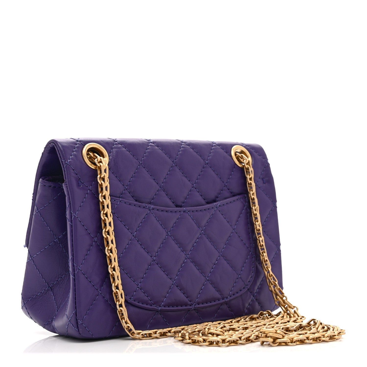 【新品・保証カードあり！】CHANEL ムートンバッグ　パープル CHANEL（シャネル） ココマーク ショルダーバッグ ムートン パープル