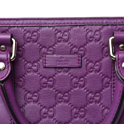 Gucci Guccissima Medium Joy Boston Purple 7 of 15