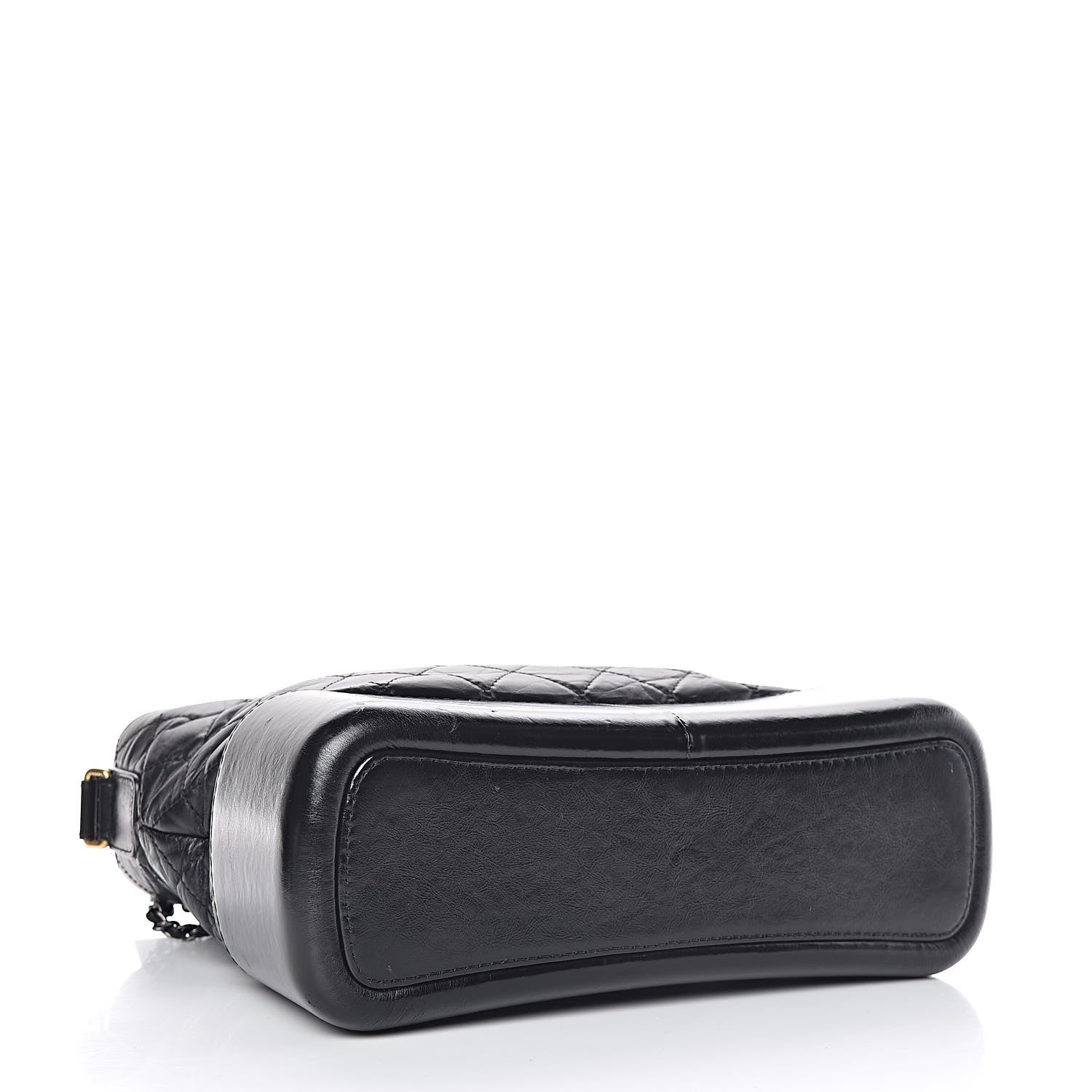 Chanel Aged Calfskin Quilted Medium Gabrielle Hobo Black 6 of 16