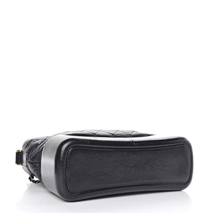 Chanel Aged Calfskin Quilted Medium Gabrielle Hobo Black 6 of 16