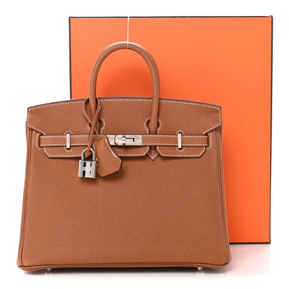 Hermes Togo Birkin 25 Gold 11 of 11