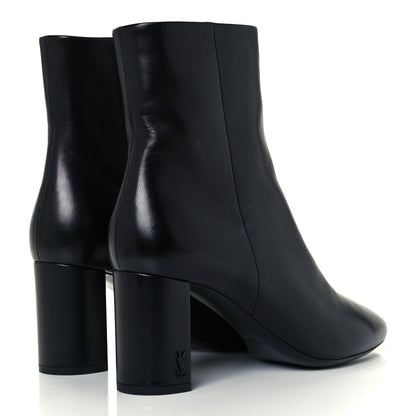 Saint Laurent Nappa Vendome Loulou Ankle Zip Boot 39 Black 4 of 11