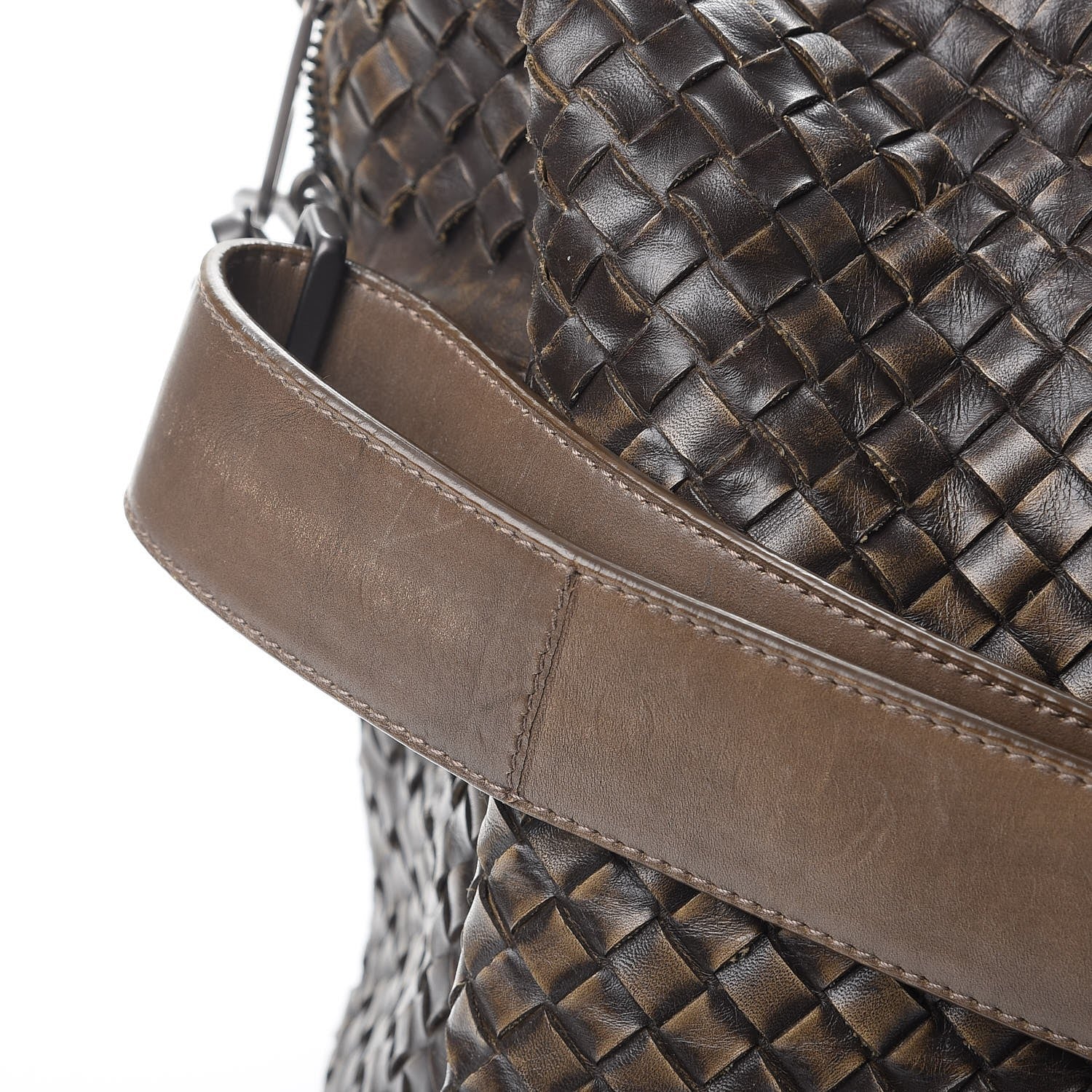 Bottega Veneta Nappa Intrecciato Satchel Ebano 15 of 19