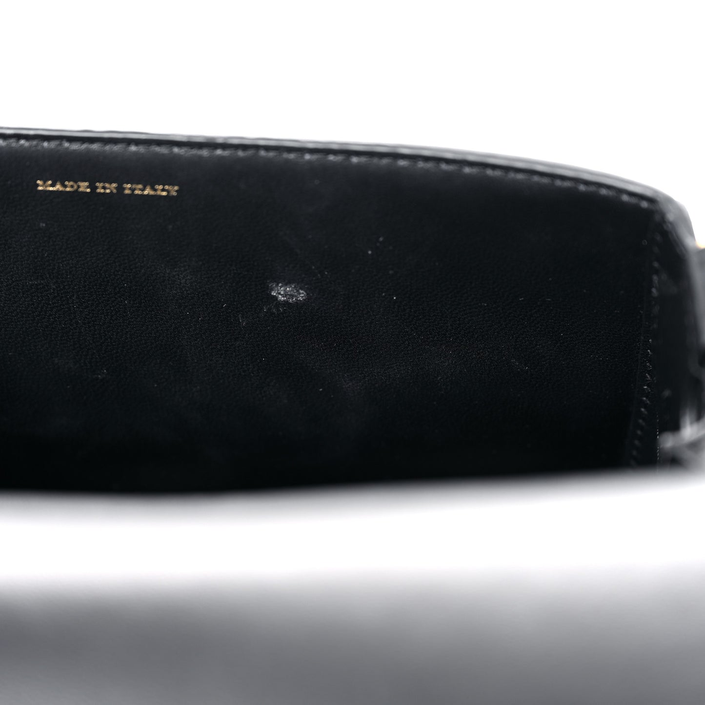Calfskin Studded Square Satchel Black
