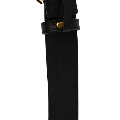 Gucci Calfskin Double G 30mm Belt 85 34 Black 3 of 5