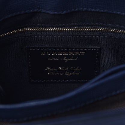 Burberry Derby Calfskin House Check Small Camberley Ink Blue 8 of 10