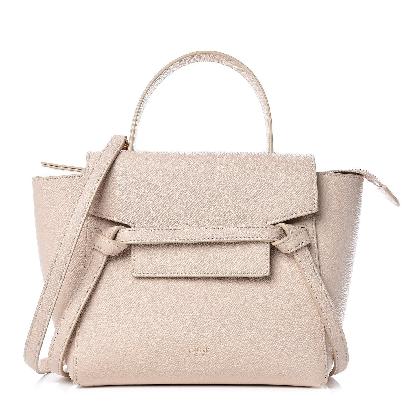 Grained Calfskin Nano Belt Bag Ballerina