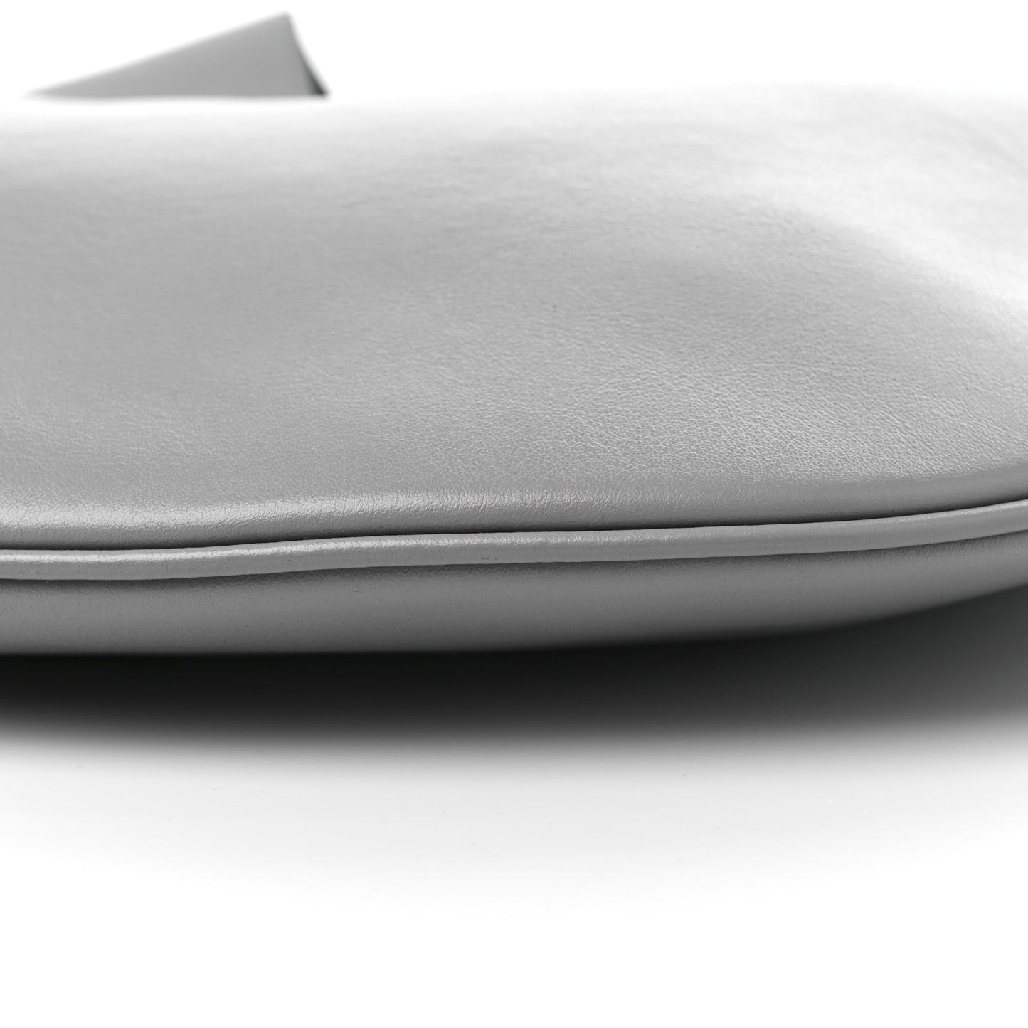 Calfskin Medium Infinity Hobo Bag Pearl Grey