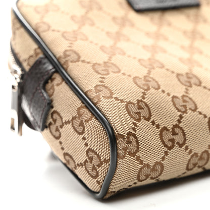 Gucci Monogram Belt Bag Dark Brown 9 of 10