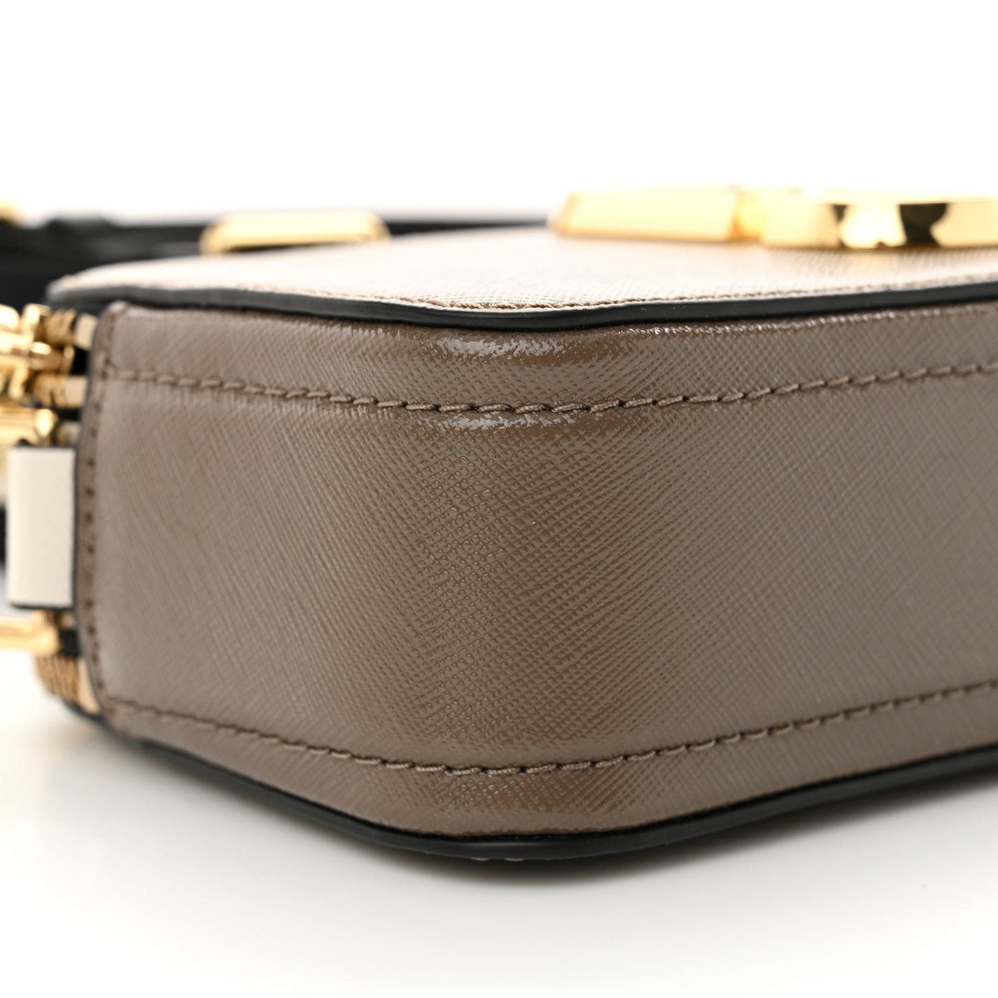 Saffiano Small Snapshot Camera Bag French Grey