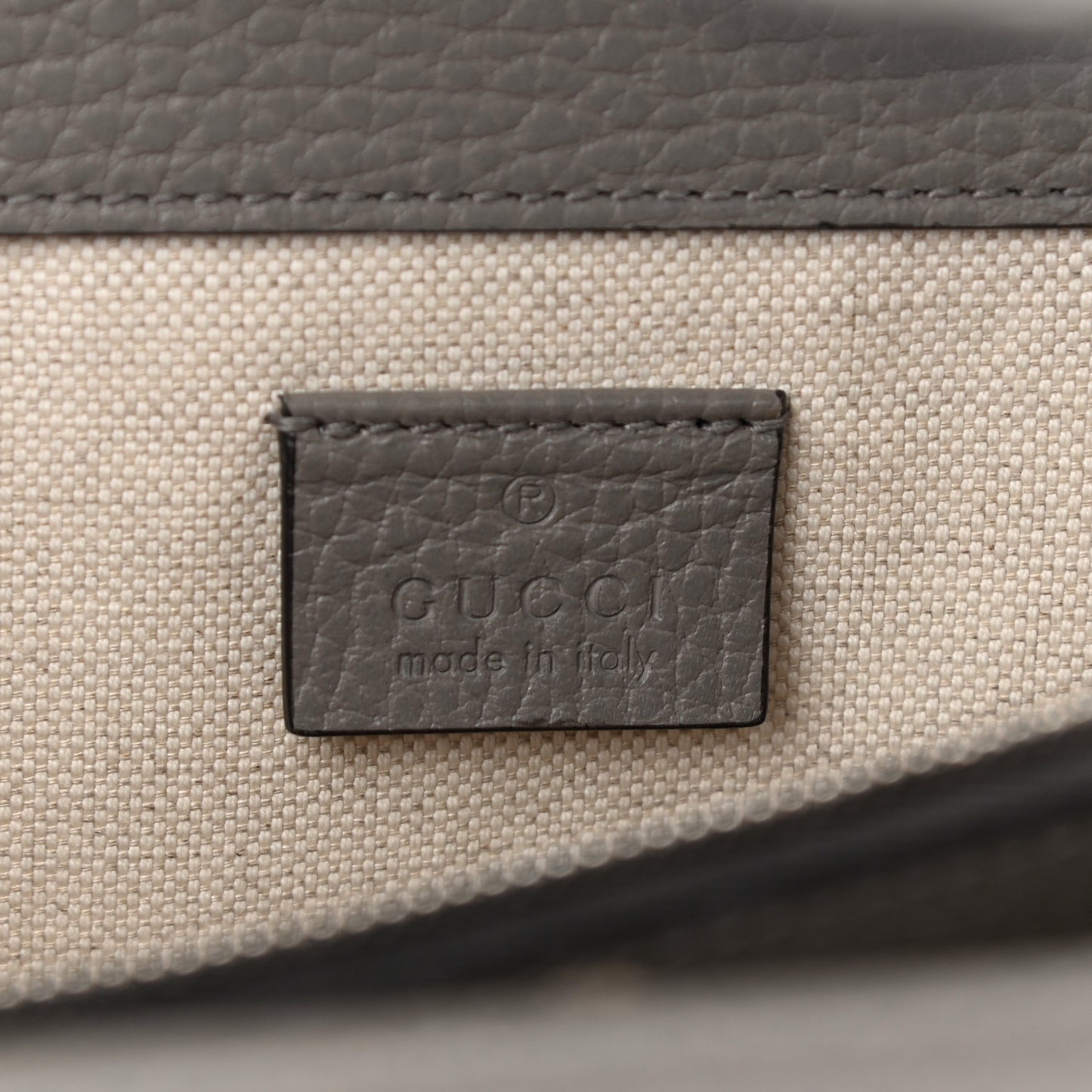 Pebbled Calfskin Small Dionysus Shoulder Bag Dusty Grey