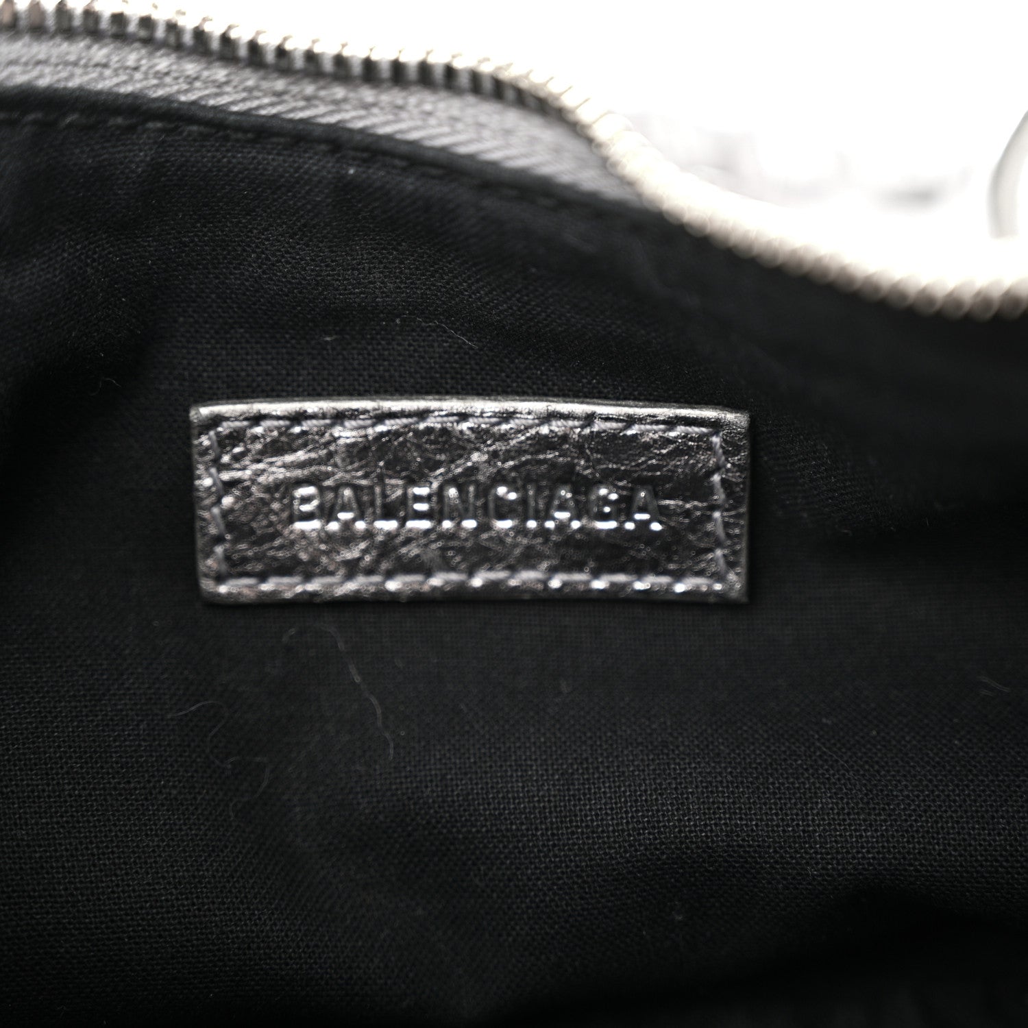 Balenciaga Metallic Agneau Arena Le Cagole Shoulder Bag XS Silver 6 of 12