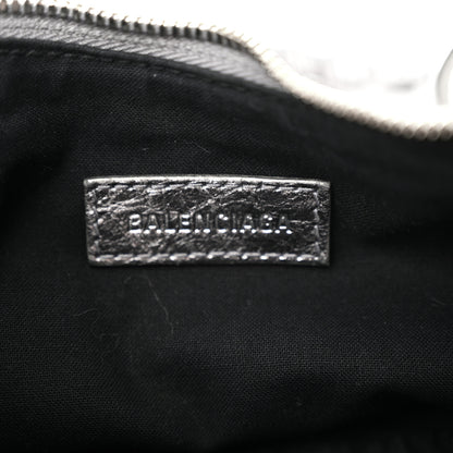 Balenciaga Metallic Agneau Arena Le Cagole Shoulder Bag XS Silver 6 of 12