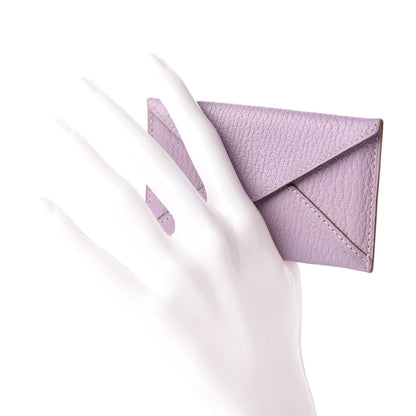 Hermes Chevre Mysore Envelope Pouch PM Rose Dragee 2 of 7