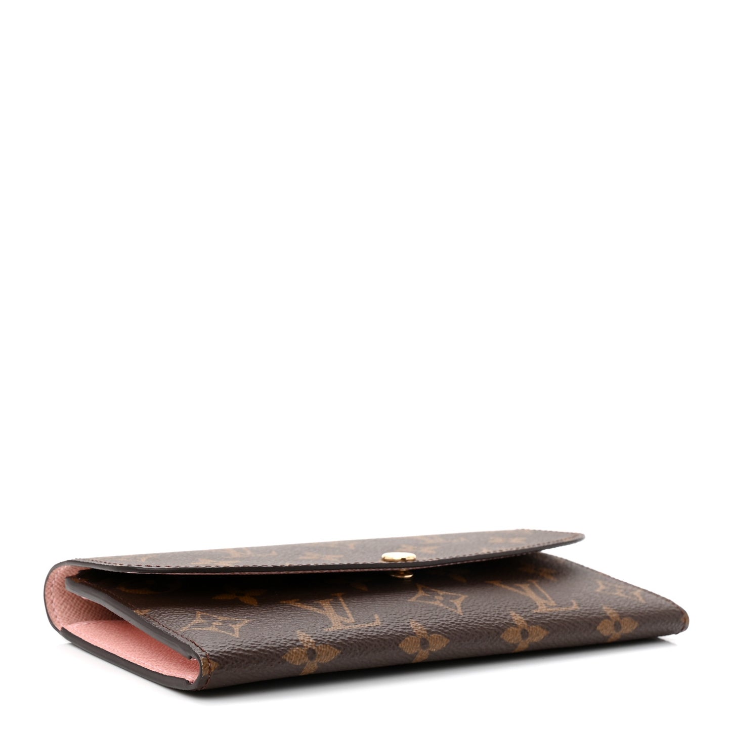 Monogram Emilie Wallet Rose Ballerine