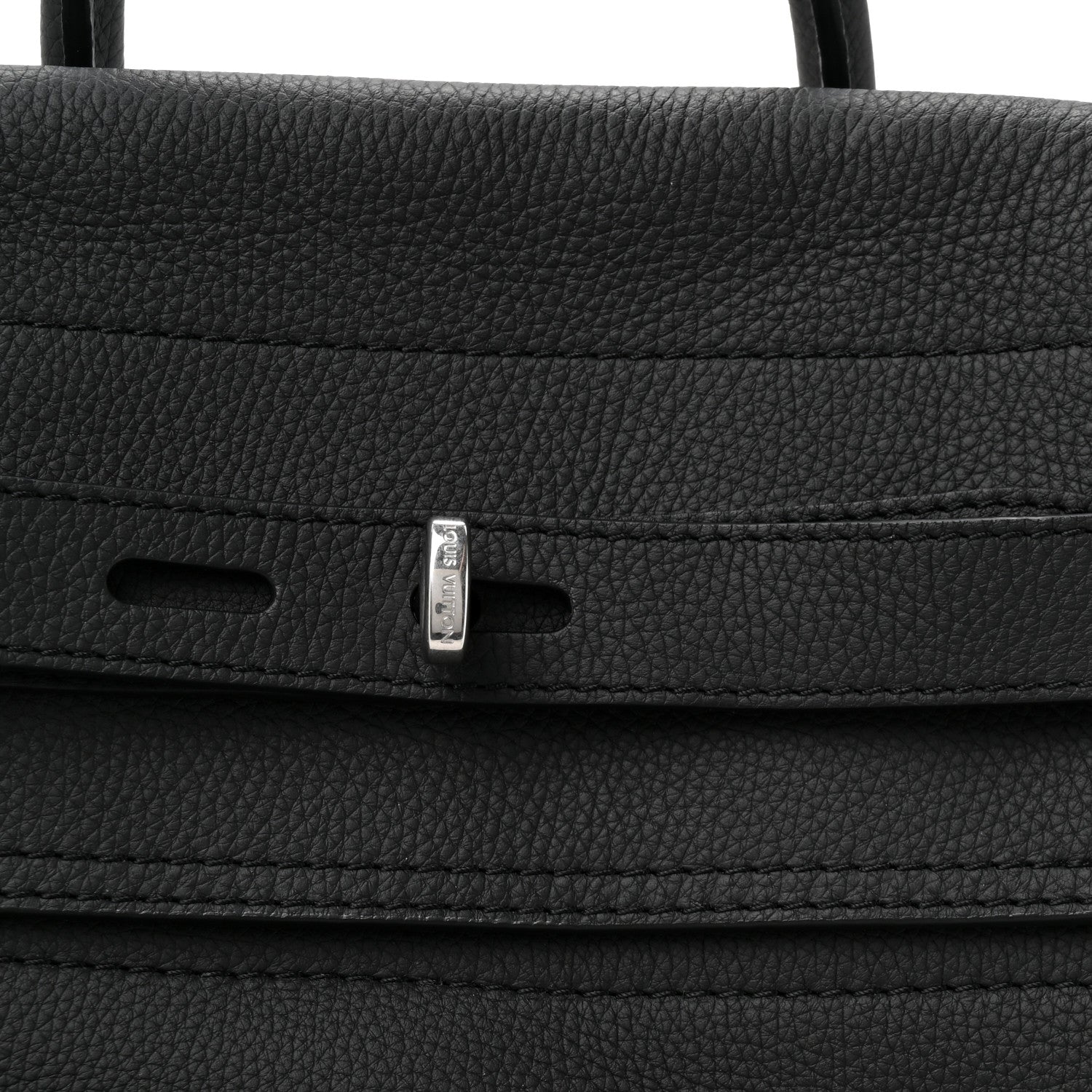 Louis Vuitton LV Touch Calfskin Steamer 30 H38 Black 12 of 19
