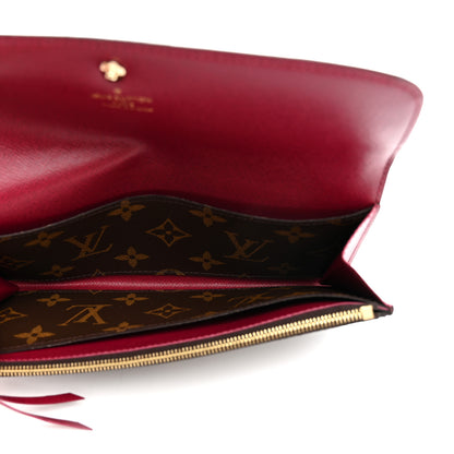 Louis Vuitton Monogram Emilie Wallet Fuchsia 5 of 7