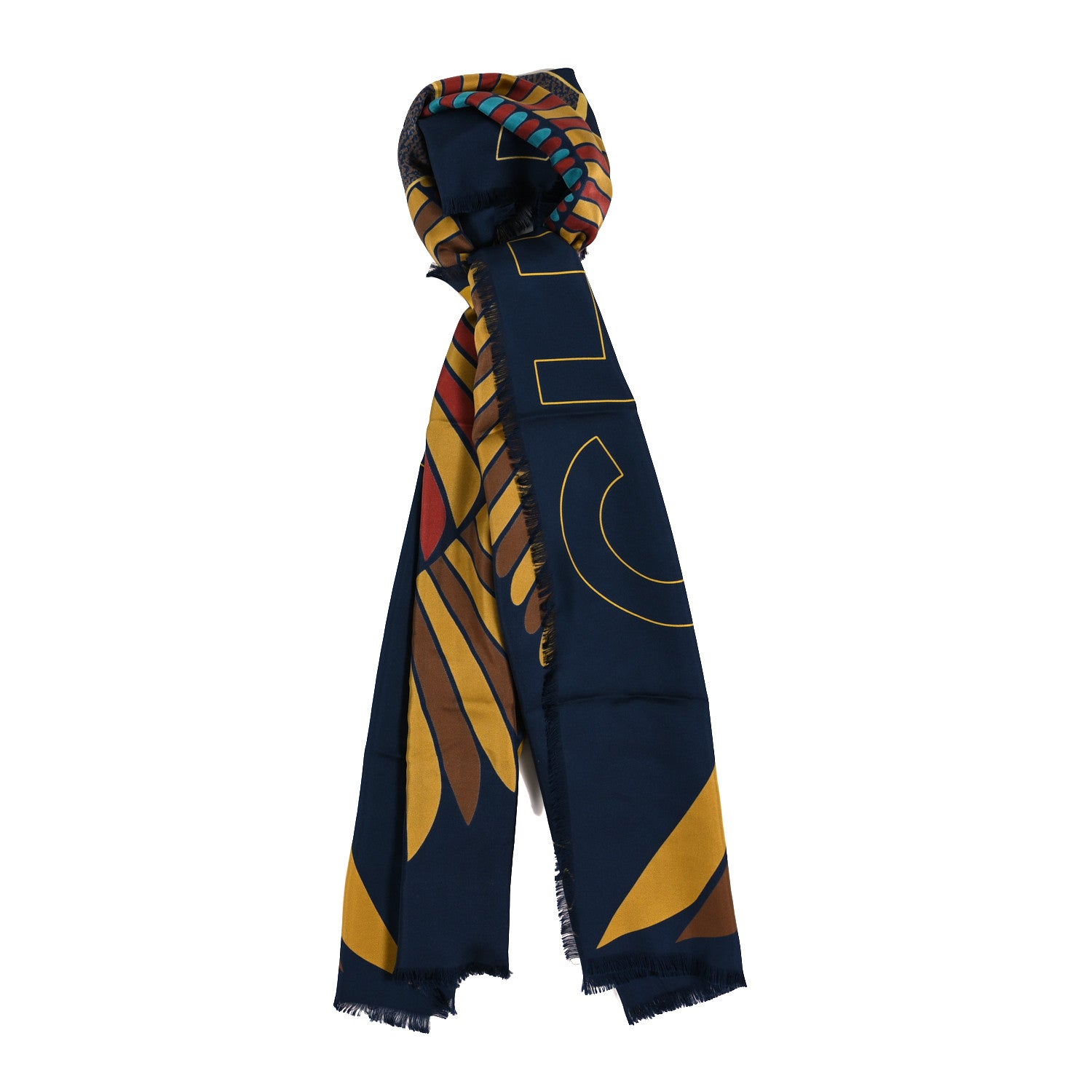 Chanel Silk Egyptian CC Stole 1 of 3
