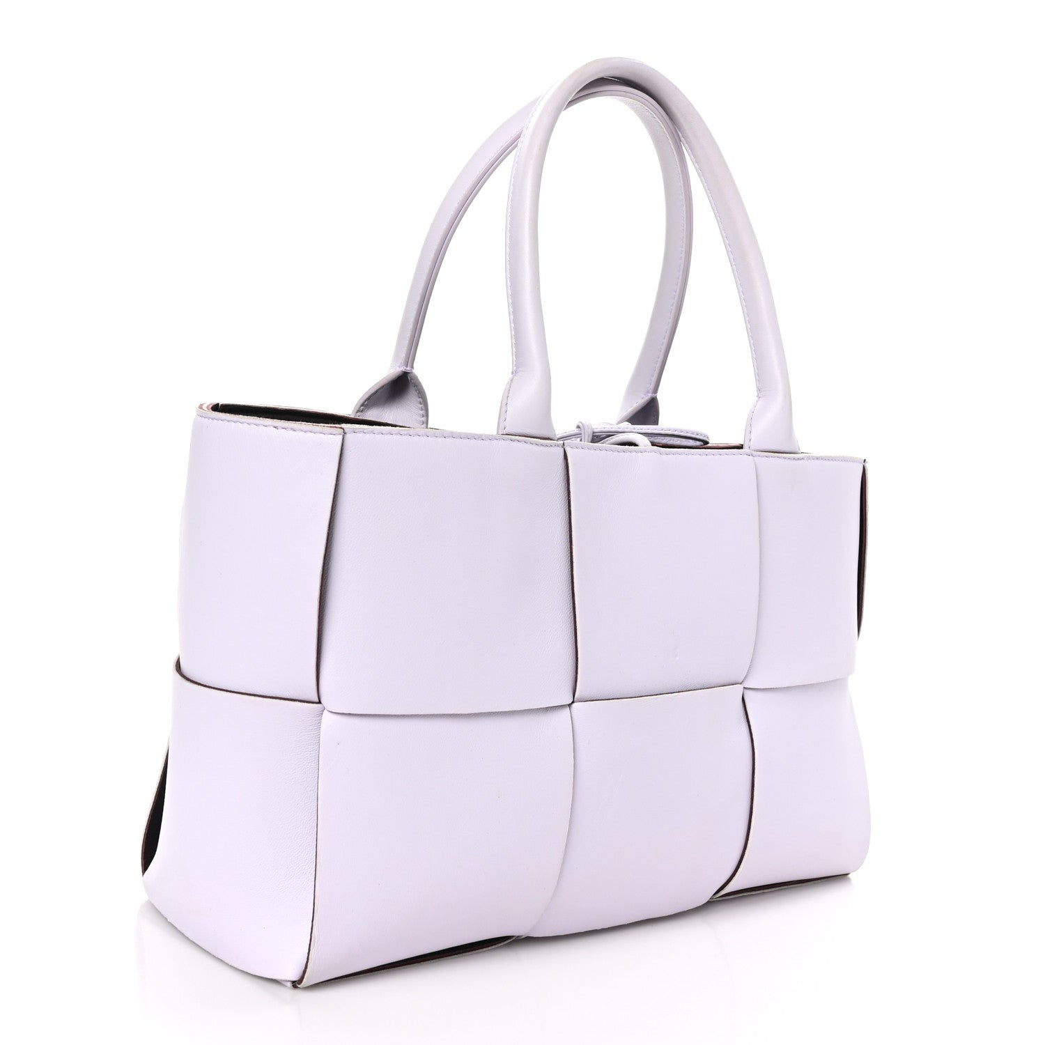 Bottega Veneta Nappa Maxi Intrecciato Small Arco Tote Mirth Washed Grape 4 of 11