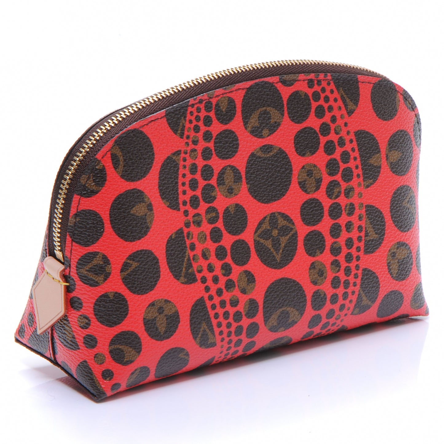 Monogram Kusama Pumpkin Dots Cosmetic Pouch Red