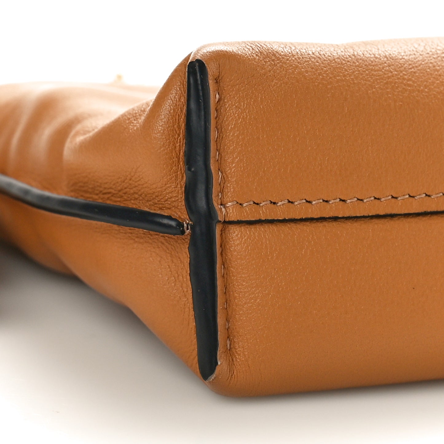 Calfskin Nano Flamenco Knot Bag Warm Desert