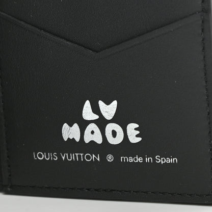 Louis Vuitton X NIGO Taurillon Monogram Denim Drip Pocket Organizer Black 6 of 7