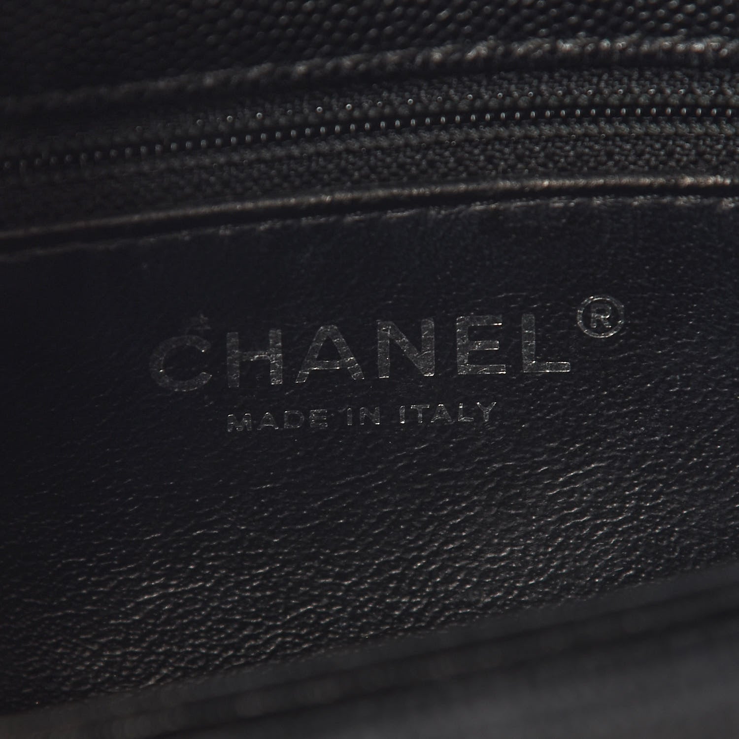 Chanel Caviar Lizard Embossed Quilted Mini Coco Handle Flap Black 5 of 9