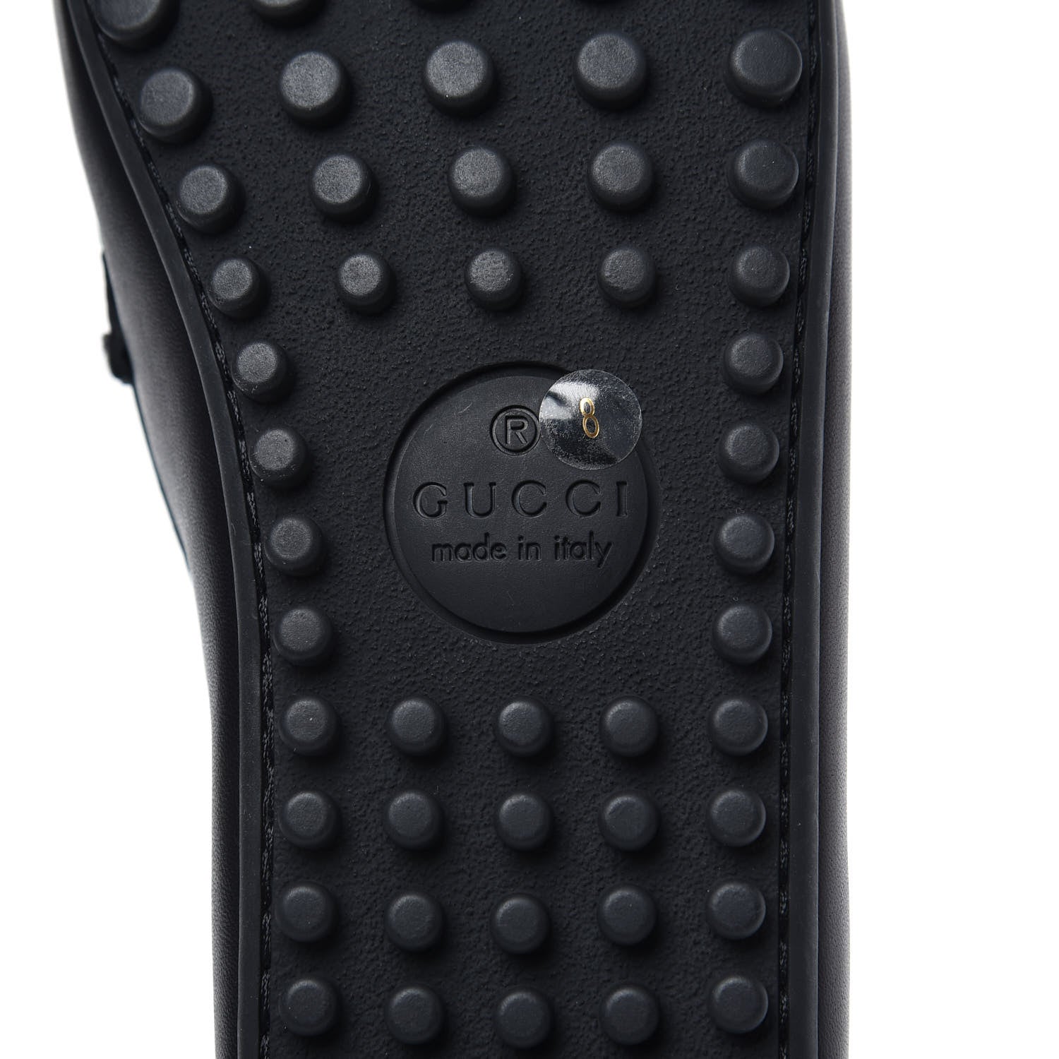 Gucci Nappa Mens Driver Loafers 8 Black 7 of 9