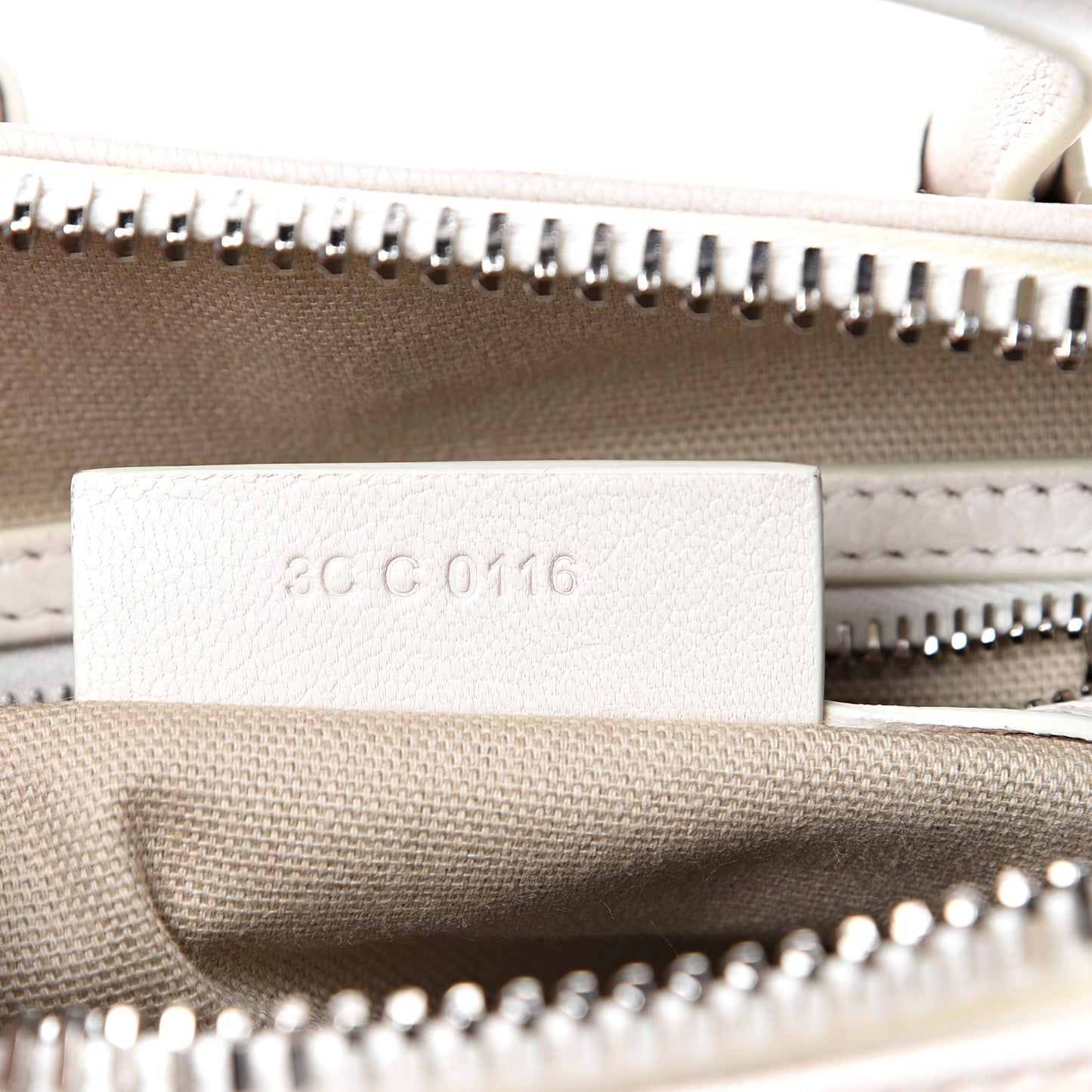 Sugar Goatskin Mini Antigona White