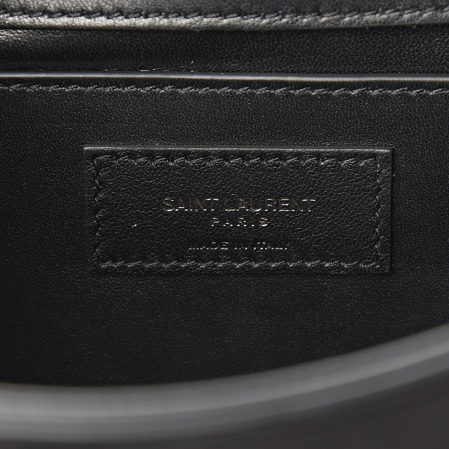Suede Crystal Small Classic Monogram Kate Satchel Black