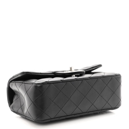 Chanel Lambskin Quilted Mini Rectangular Flap Black 4 of 10