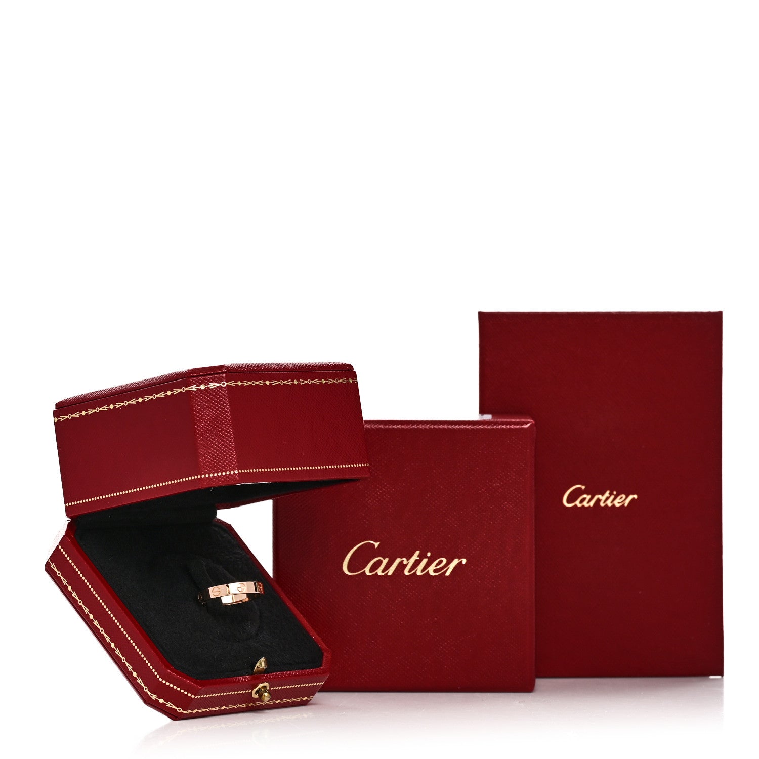 Cartier 18K Pink Gold 3.5mm LOVE Wedding Band Ring 57 8 5 of 5