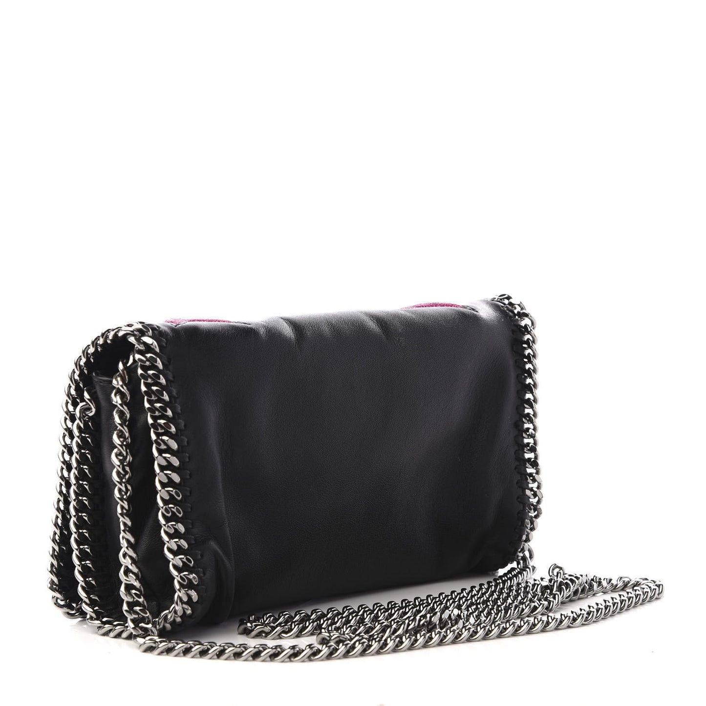 Alter Nappa Embossed Star Falabella Crossbody Bag Black
