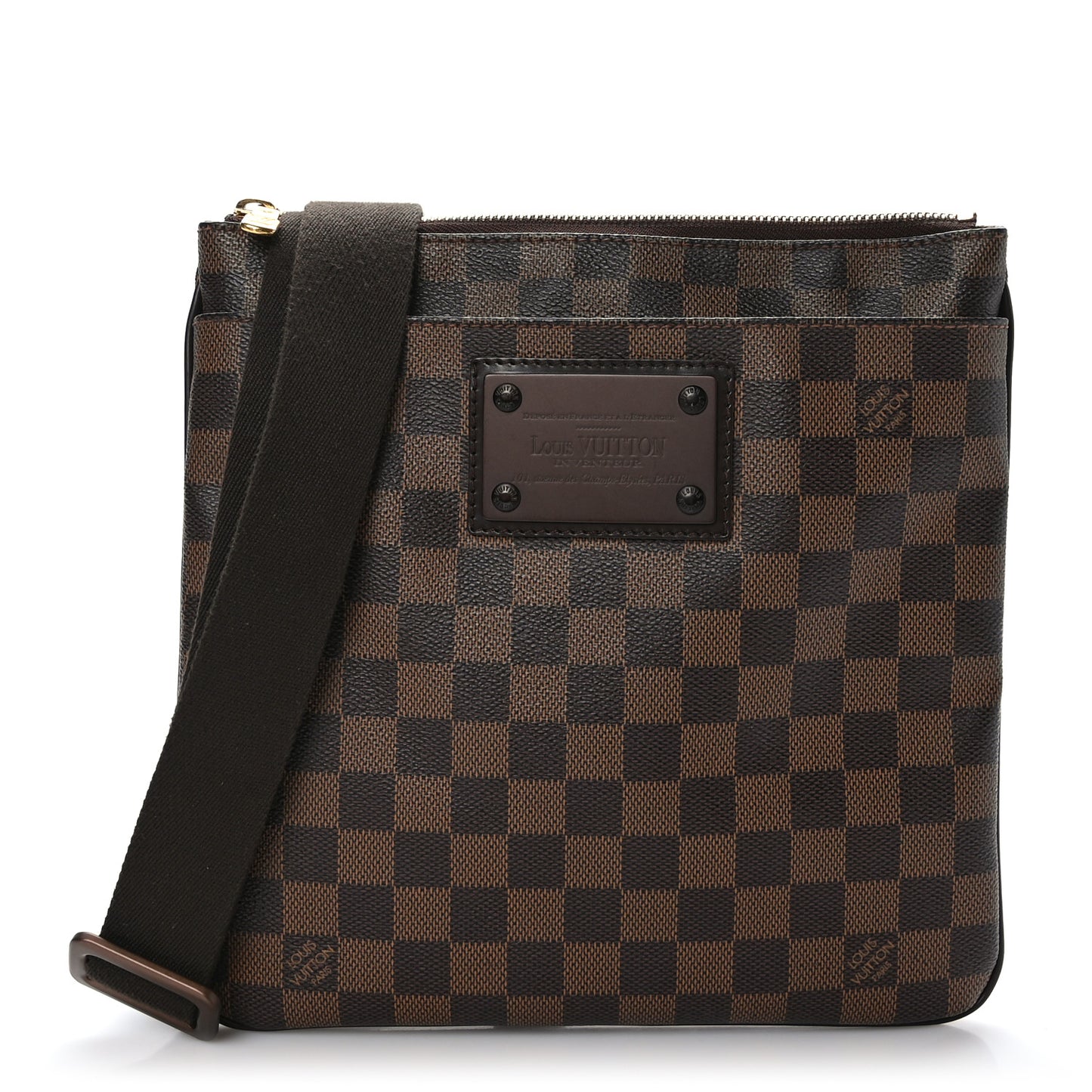 Damier Ebene Brooklyn Flat Pochette