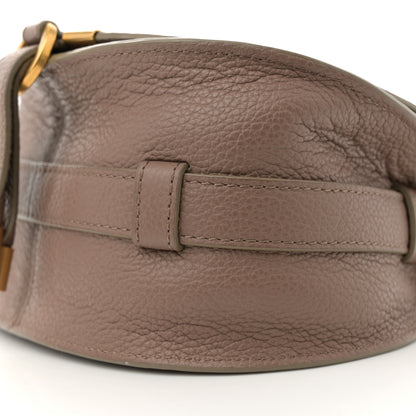 Chloe Calfskin Mini Marcie Round Crossbody Bag Nut 10 of 11