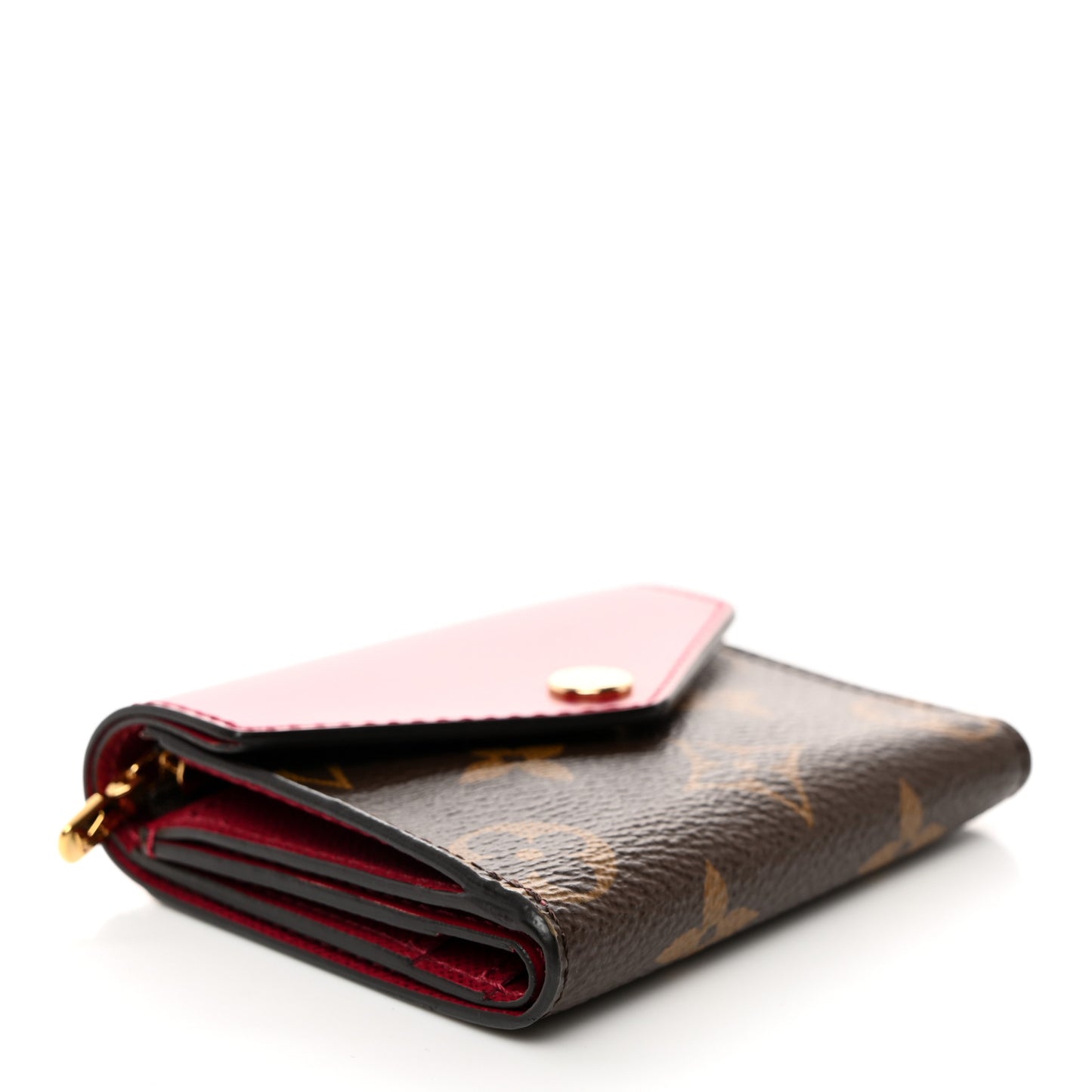 LOUIS VUITTON Monogram Zoe Wallet Fuchsia