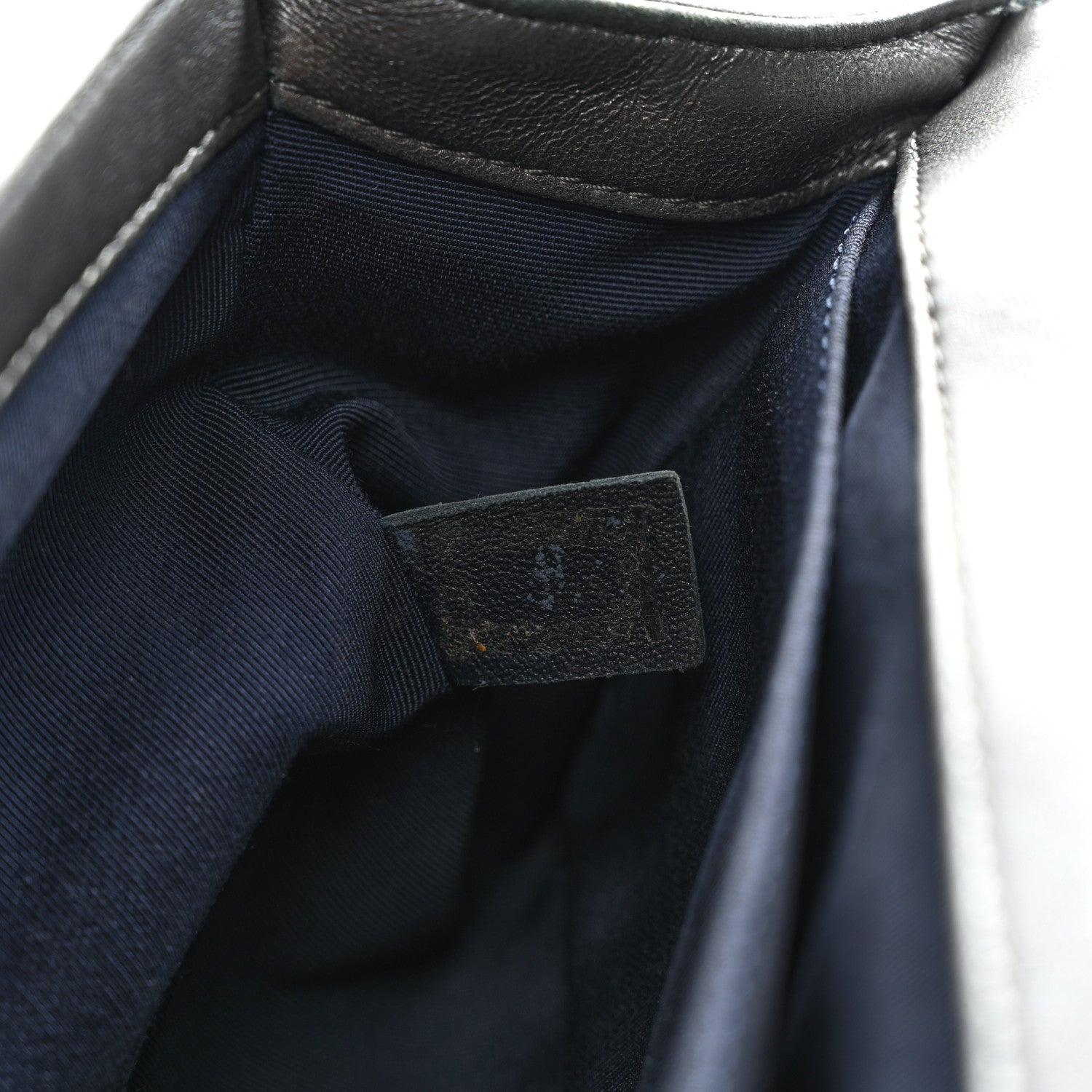 Chanel Lambskin Embossed Medium Boy Cube Flap Grey 7 of 11