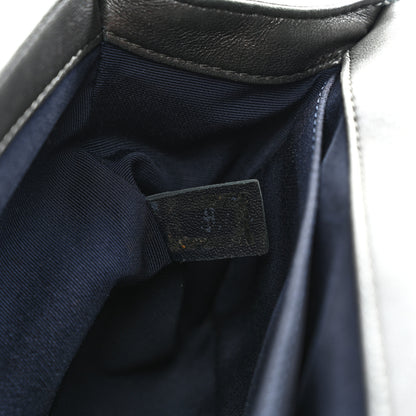 Chanel Lambskin Embossed Medium Boy Cube Flap Grey 7 of 11