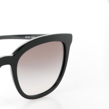 Prada Acetate Pillow Cat Eye Sunglasses SPR 03X Black 7 of 8