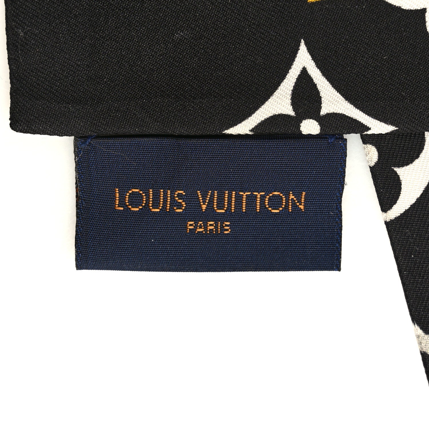 Louis Vuitton Silk Monogram Confidential Bandeau Black 3 of 5