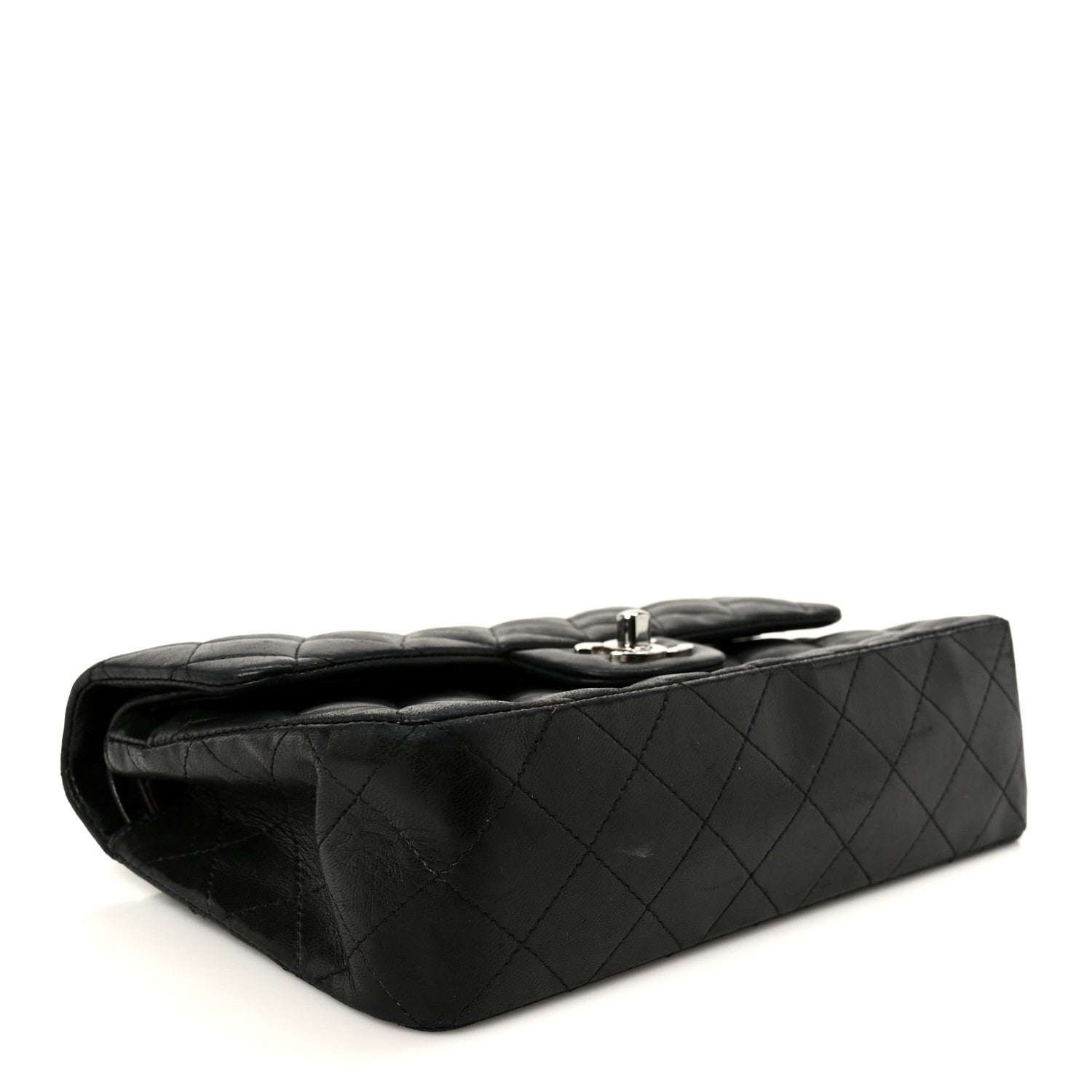 Chanel Lambskin Quilted Small Double Flap Black 4 of 12