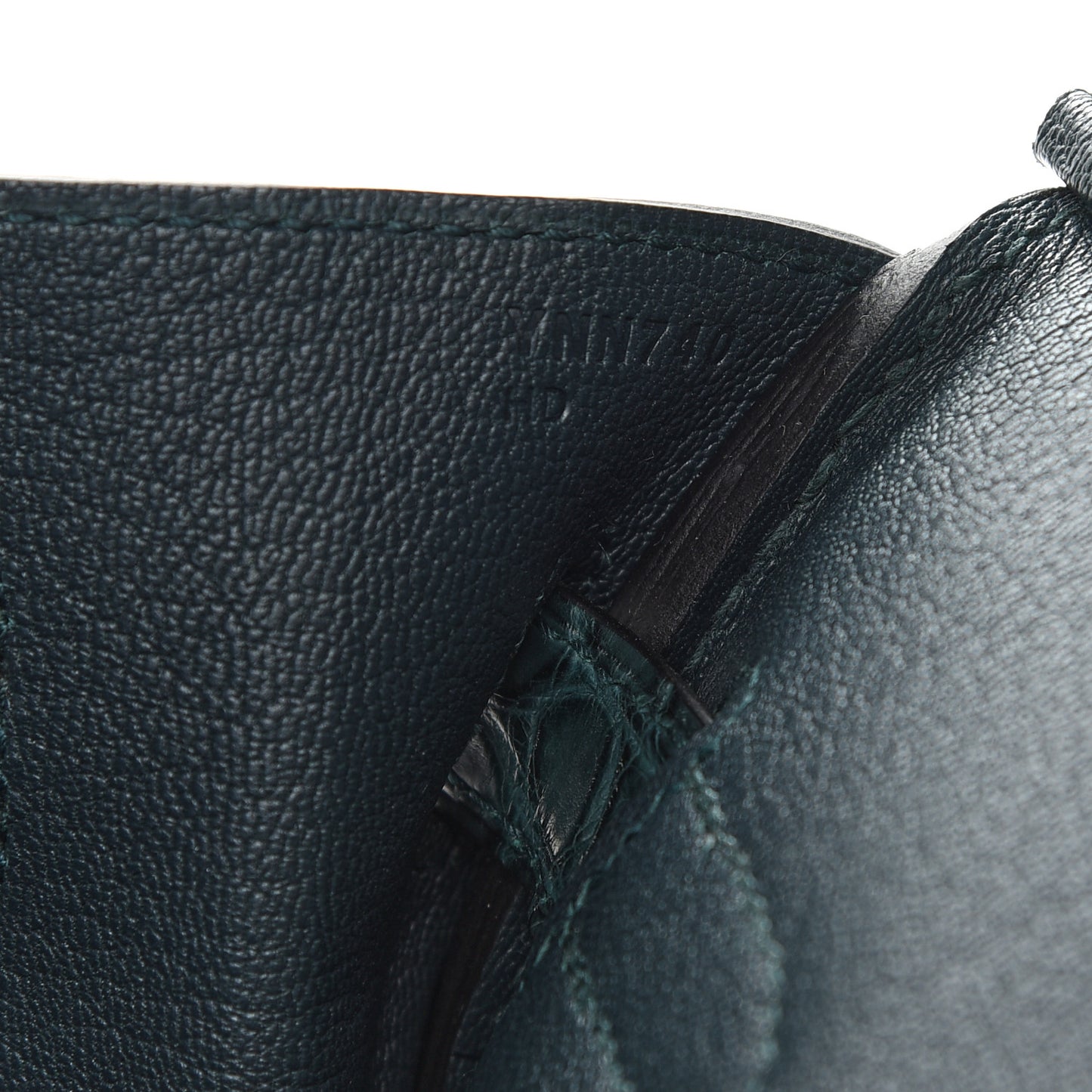 Togo Matte Alligator Birkin Touch 30 Vert Cypress