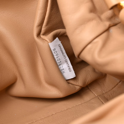 Bottega Veneta Nappa Maxi Intrecciato The Pouch Oversized Clutch Almond 7 of 10