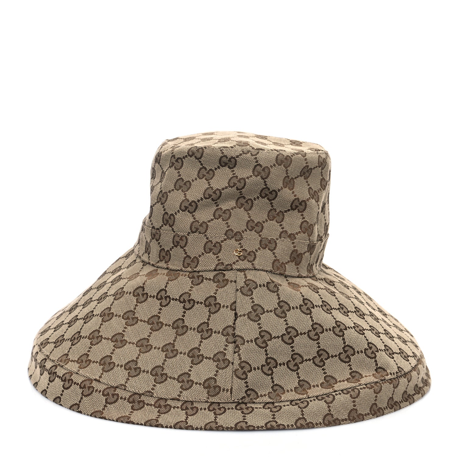 Gucci Monogram Wide Brim Hat L Beige 1 of 10