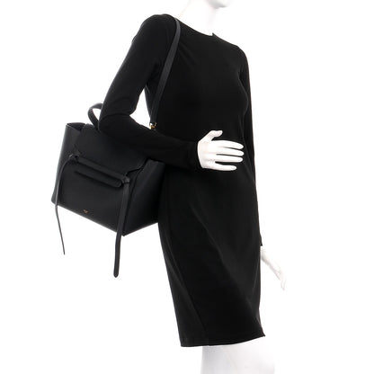 Celine Grained Calfskin Mini Belt Bag Black 2 of 8