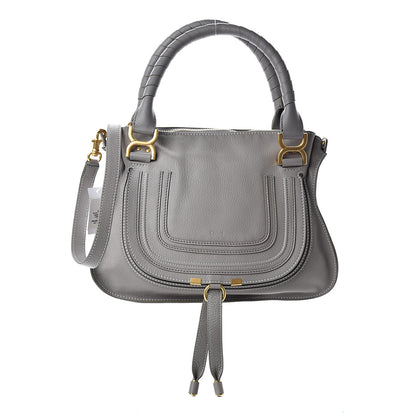 Chloe Calfskin Medium Marcie Satchel Cashmere Grey 1 of 13