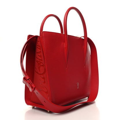 Christian Louboutin Calfskin Spikes Loubinthesky Medium Paloma Red 2 of 9