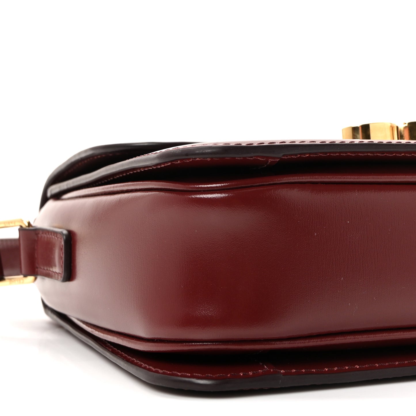 Shiny Calfskin Teen Triomphe Light Burgundy