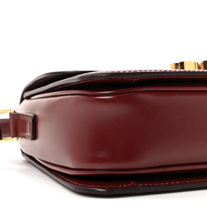 Celine Shiny Calfskin Teen Triomphe Light Burgundy 9 of 10