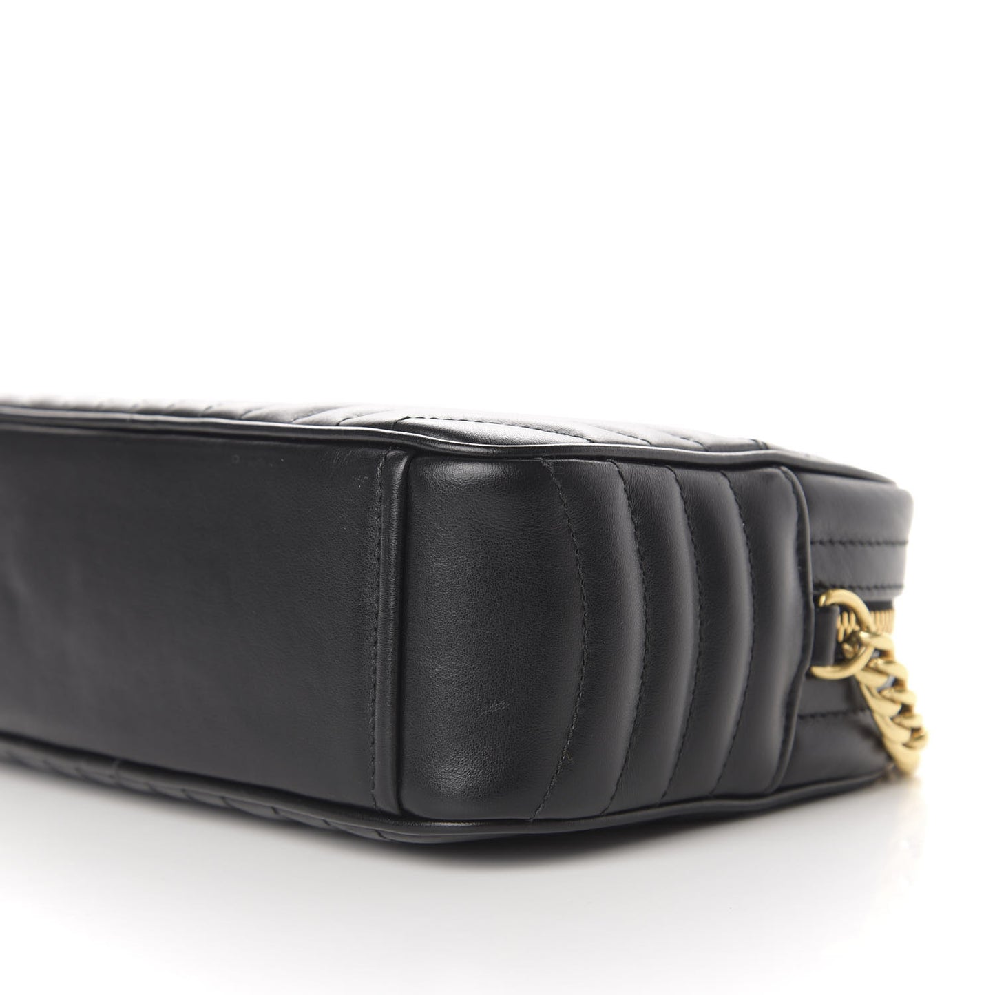 Soft Calfskin Diagramme Camera Bag Black